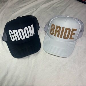 OTTO Black and White Trucker Hats